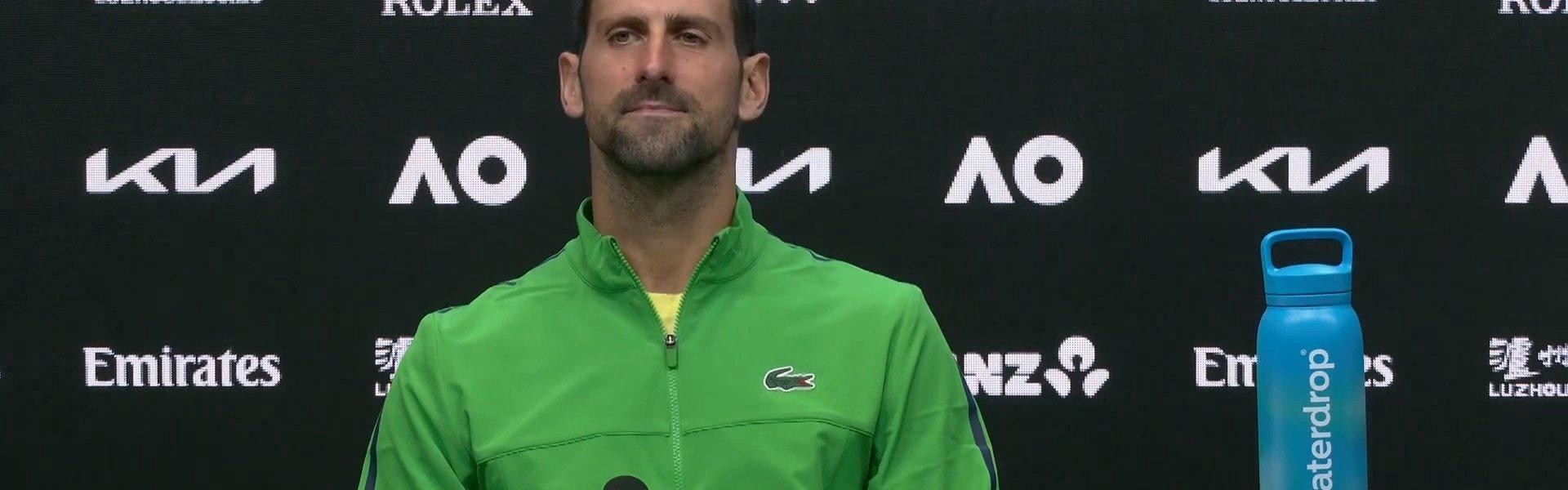 德约科维奇：本届澳网有收获，有遗憾，会继续努力争取下一次机会